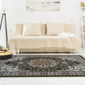 Pista Green Rug A Drag of Fresh Air for Your Bottoms