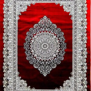 Ruby Radiance Warm Red Area Rug